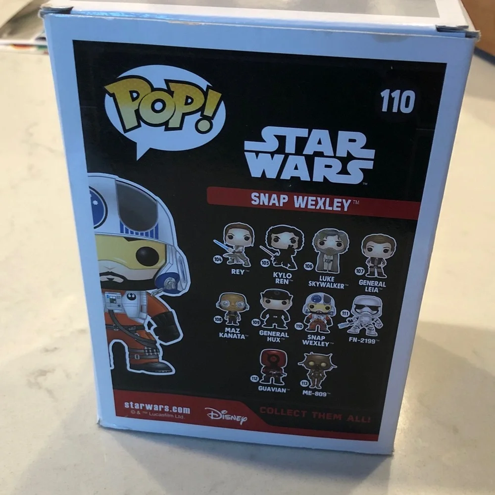 Pop Star Wars Snap Wexley Red and Blue Vinyl Figure